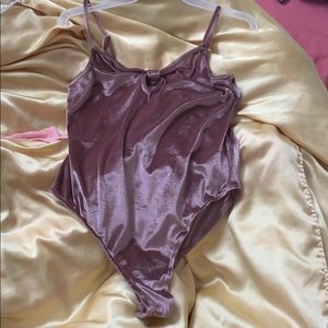 Velvet bodysuit
